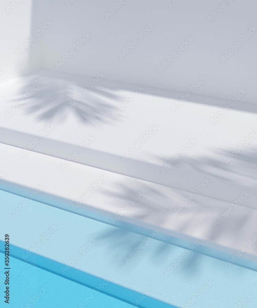 Poster abstract background, mock up scene geometry shape podium for product display. 3d rendering