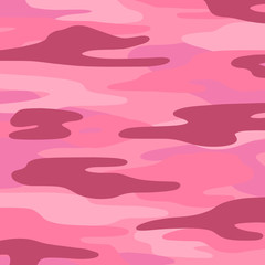 Pink camouflage background pattern