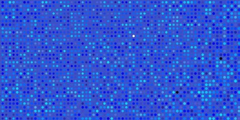 Light Blue, Yellow vector texture with disks. Abstract decorative design in gradient style with bubbles. Design for posters, banners.