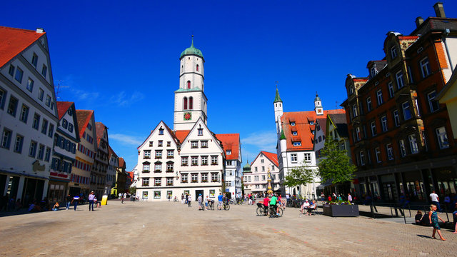 Biberach, Deutschland: Der Marktplatz