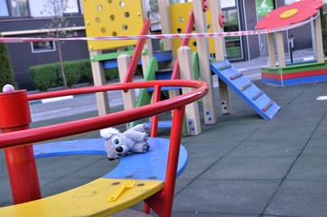 Children's playground in quarantine