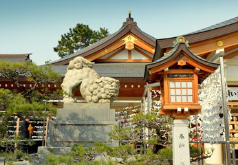 Hiroshima Gokoku Jinja  is a Japanese Shinto Shrine in Hiroshima, Japan. 02-15-2015