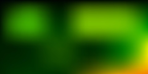 Dark Green, Red vector blur layout.