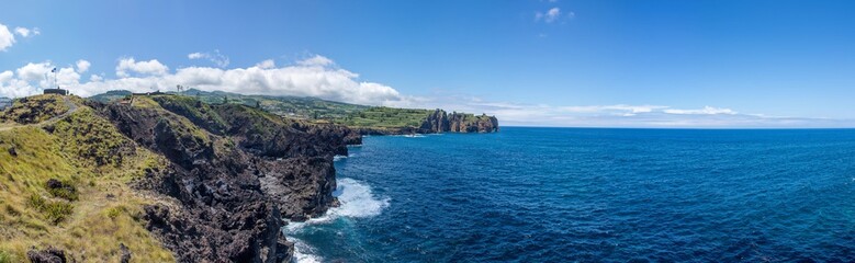 Fototapeta na wymiar Walk on the Azores archipelago. Discovery of the island of Sao Miguel, Azores.