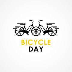 Happy World Bicycle Day Vector Design Illustration For Celebrate Moment