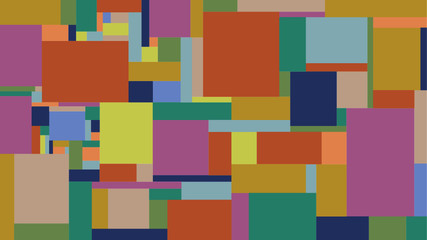 illustration abstract colorful rectagle background in banner size