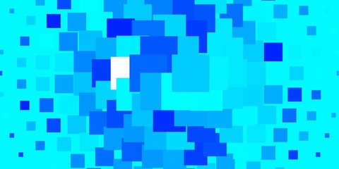 Light BLUE vector texture in rectangular style. Illustration with a set of gradient rectangles. Design for your business promotion.