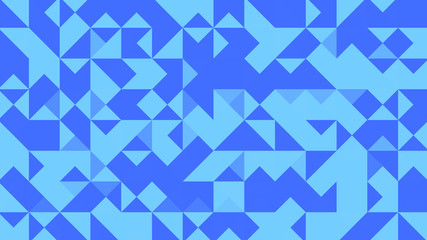 Abstract geometric background with blue polygons.