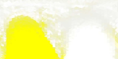 Light yellow vector geometric polygonal design.