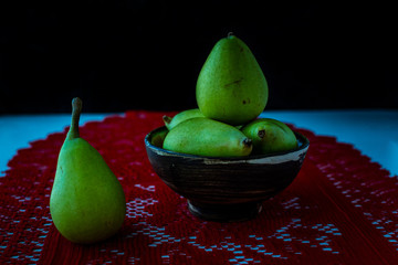 natural and fresh seasonal fruits on the table