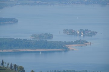 Chiemsee mit Herren- und Fraueninsel