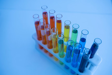 laboratory test tubes