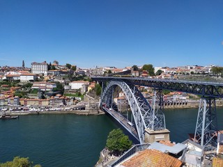 D. Luís brigde in Porto city