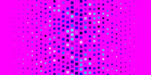 Light Pink, Blue vector backdrop with rectangles. Colorful illustration with gradient rectangles and squares. Template for cellphones.