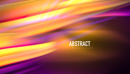 Creative fluid wave lines abstract background. Trendy abstract layout template for business or technology presentation, internet poster or web brochure cover, wallpaper