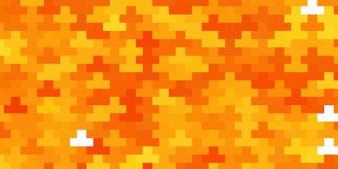 Light Orange vector pattern in square style. Illustration with a set of gradient rectangles. Modern template for your landing page.