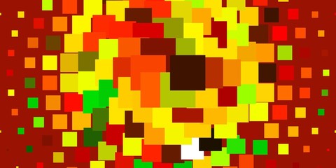 Light Pink, Yellow vector layout with lines, rectangles. Rectangles with colorful gradient on abstract background. Modern template for your landing page.