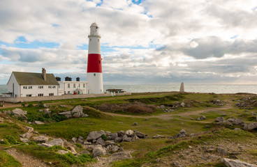 Fototapeta na wymiar Portland Lighthouse, Weymouth, Dorset