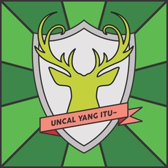 illustration of a deer crossbones