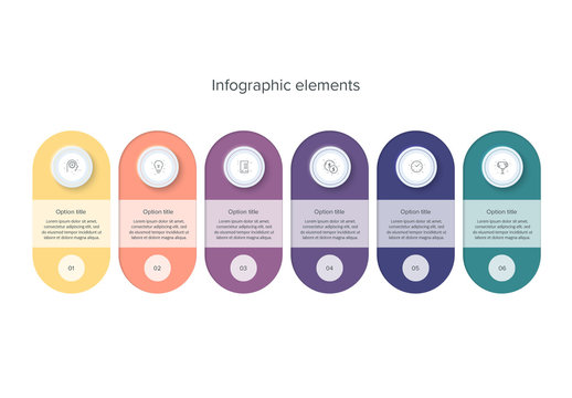 6 Step Infographic Layout