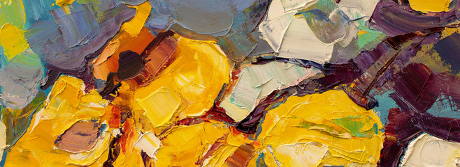 Oil painting, abstract drawing, handmade