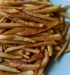 French fries with toasted crispy crust