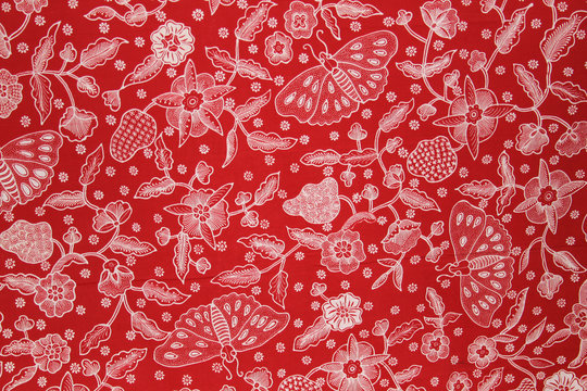 Batik motif sample design from Java, Indonesia