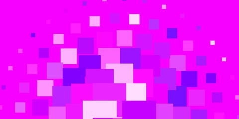 Light Purple vector pattern in square style. Abstract gradient illustration with rectangles. Pattern for business booklets, leaflets