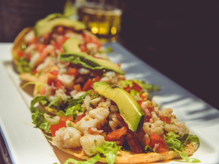 Traditional Mexican food 