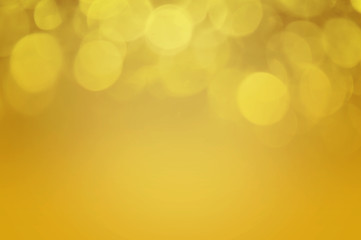 golden bokeh light background