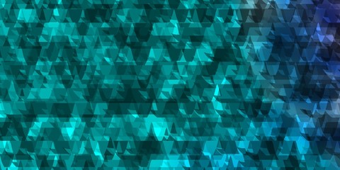 Light Pink, Blue vector background with lines, triangles.