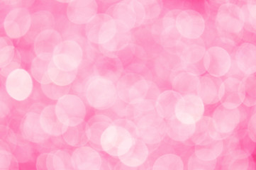 Pink bokeh light background