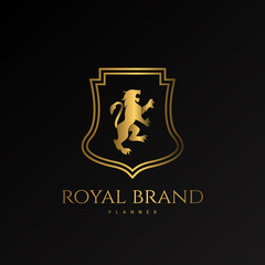 Premium Logo Luxury with Lion