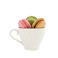 Macaroons in a cup