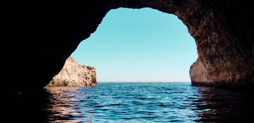 cave in the sea