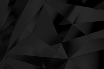 Abstract black geometric pattern modern technology background. texture for web banner and blank space for text.