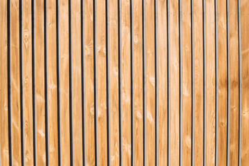 background and texture of decorative old wood striped on surface wall