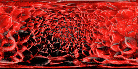 Fototapeta premium Abstract rendered three dimensional background