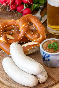 bavarian white sausages