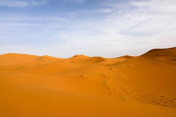 Fototapeta na wymiar Sahara desert. Merzouga Morocco.
