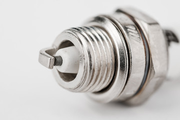iridium spark plugs, on a white background..