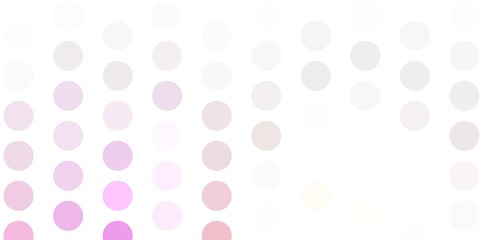 Light pink vector layout with circle shapes.
