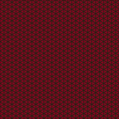 Green grid, red triangles