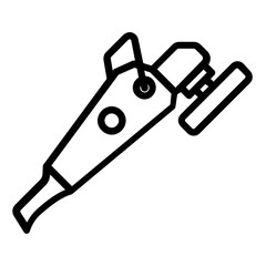 Car Buffers Machine Concept, Variable Speed Auto Waxer-Polisher Device Vector Icon Design, Carwash & Detail Center equipment on white background 