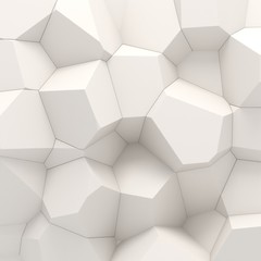 3d illustration of polygonal parametric pattern - 350328684