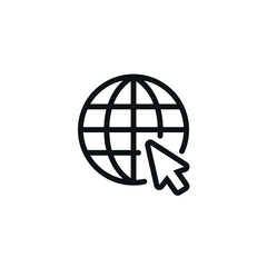 Minimal Web Icon - Outline vector