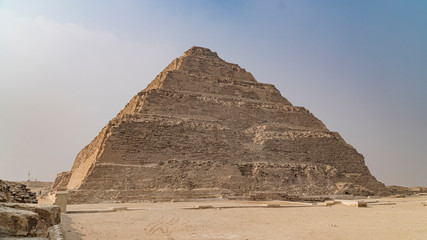 The Pyramid of Djoser or Djeser and Zoser, or Step Pyramid is an archaeological remain in the...