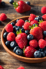 Raw Organic Assorted Fresh Berries