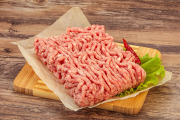 Minced meat - pork and beef