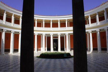 Interior view of the Zappeion building in the National Gardens, Athens, Greece, March 3 2020.